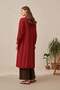 Burgundy-Tie-Dye Detailed Tunic - 3
