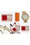 Watch Rose Gift set Mix design gold plated - 8