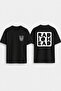 Radiohead Printed Crew Neck Oversize Black T-Shirt