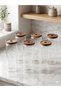 1600 ml Set of 6 Glass Jars with Acacia Vacuum Lids for Food Storage - 3