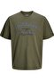 Dusty Olive Men's Jjedenver Graphic Tee Ss O-Neck Sn Model Code: 12291213Dusty Oliv - 3