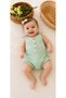 Baby Girl Summer Snap Fastener Short Jumpsuit