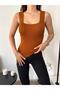 Women's Ultra Premium Soft Square Neck Strap Knitwear Bodysuit - 5