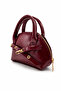Retro Style Rosella Women's Shoulder Bag with Gold Accessories - 2