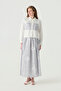 Lace Detailed Patterned Skirt Suit Azalea Suit 1755 - 3