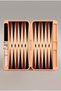 Portable 25X21 Mini Backgammon Set - Foldable Travel Size Camping and Travel Backgammon with Dice Stones Included - 3