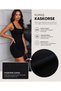 Women's Casual Soft Square Neck Short Sleeve Summer Ribbed Lycra Dress - 2