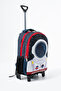 Primary School Bag and Lunchbox Set with Trolley for Ages 7 - 13 (Fixed Trolley Mechanism + Folding Front Stand) - 3