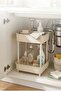 2-Tier Kitchen and Bathroom Organizer Shelf Cream |   Under Cabinet, under Countertop, under Sink Organizer |   Spice Rack, Detergent Holder, Cosmetic and Makeup Organizer Multi-Purpose Shelf Set, Sink Organizer - 4