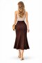 Women's Pleated Long Bell Skirt 0987 - 3
