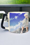 Anohana Anime Printed Ceramic Luxury Mug (1 Piece) Custom Black Handle Wave Handle V4D