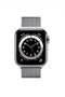 Apple Watch 38mm 40mm 41mm Stainless Steel Milanese Mesh Band Magnetic Loop Replacement Strap Silver - 2