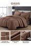 4-Piece Luxury King Size Striped Bedding Set – Duvet Cover 220×240 cm, Fitted Bedsheet 200×200+30 cm & 2 Pillow Covers 48×74+5 cm | Hotel-Style Premium Bed Linen Set - 3