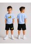 Children's Shorts Set for Boys (Shorts - T-Shirt) Printed Summer Sports Combination Comfortable Fit Set