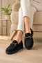 Women's Casual Loafer Shoes Black