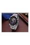 Men's Water Resistant Analog Watch 8025 - 40 mm - Silver - 4