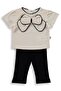 Big Bowknot Set for 6-18 Months - Beige