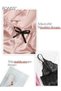 4 Pack Women's Nightwear Set, Lace Trimmed Lightweight Silk Satin Sleepwear Pajama, Ladies Summer Br - 2
