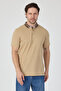 تي شيرت بياقة بولو وأزرار مصنوع من القطن بنسبة 100% - 6