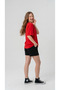 Women's Red Oversize Crew Neck Comfortable Fit Relaxed T-Shirt - 8