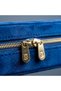 Jewelry Box Organizer Travel Case Necklace Ring Earring Organizer Velvet Navy Blue 22Cmx17Cm - 2