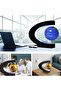 Magnetic Levitation Floating Globe 3 Inch – Anti Gravity Rotating World Map with LED Light, C Shape Base Desk - 5