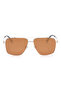 Polarized Sunglasses Gold Frame Orange Mirror Lens 58mm - M8036OR2PV - 2