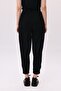 Pleated Fabric Trimmed Trousers - 4