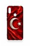 Huawei Y6 2019 Compatible Turkish Flag Patterned Silicone Case - 2
