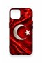حافظة سيليكون متوافقة مع هاتف iPhone 13 بنمط العلم التركي - 4