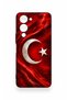 Vivo Y19 5g Compatible Turkish Flag Patterned Silicone Case - 4