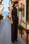 Women's Plus Size Sleeveless Oversize Blouse with Pants Two-Piece Suit with Belted Waist Wide Leg Casual Comfortable - 2