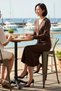 Women's Large Size Long Sleeve Button Detailed Interlock Knitted Suit 2XL Relaxed Fit Casual Modern Stylish - 3