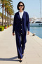 Women's Plus Size V-Neck Pearl Button Long Sleeve Knitwear Cardigan Wide Leg Pants Set Casual