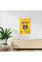 Alayra NBA Legend Kobe Bryant Jersey Poster Art Print Wall Poster with Thick Premium Canvas - 3