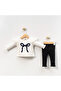 Bow Detailed Baby Girl Set - 2
