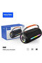 Haino Teko S68 Wireless Bluetooth Speaker with RGB LED Lights, Portable Outdoor Speaker, Built-in Microphone, TF Card Support & Carry Handle - 4