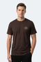 Zahir Men's Cotton Coffee T-Shirt