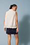 Lace-Detail Cotton Sleeveless Top Natural - 4