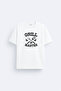 Cheff Chef Printed Cotton Crew Neck White T-Shirt T-Shirt
