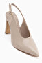 Daniela Beige Pointed Toe Women's Heeled Shoes