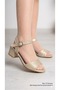 Young Girls' Ankle Strap Evening Dress Heeled Shoes - 3