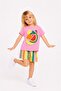 Girls' Summer Watermelon Pattern T-Shirt Shorts Set 3-10 Years - 2