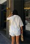 Fisto Embroidered Shirt and Shorts Top-Bottom Set - 7