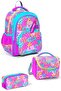 3-Piece School Bag Set: 3-Compartment Bag + Thermo Nutrition Bag + 2-Compartment Pencil Bag