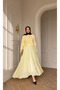 Flounced Tencel Tulle Voile Princess Skirt Blouse Double Women's Set - 3