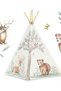 Cort tip teepee pentru copii - bej - 5