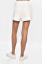 Design Stone Detailed Lace-Up Short Skirt - 4