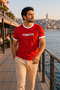 Türkiye Garni Collared 100% Cotton National Team T-Shirt - Red - 5