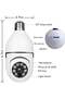 360° Light Bulb Security Camera 5GHz WiFi Full HD 1080P – Wireless Home Security Camera - 6